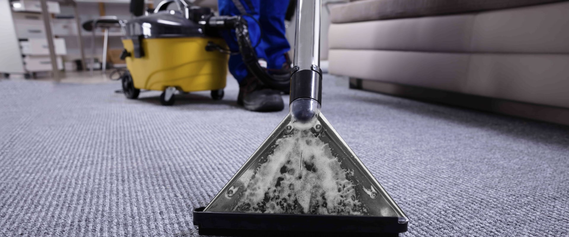 How often should a commercial carpet be cleaned?