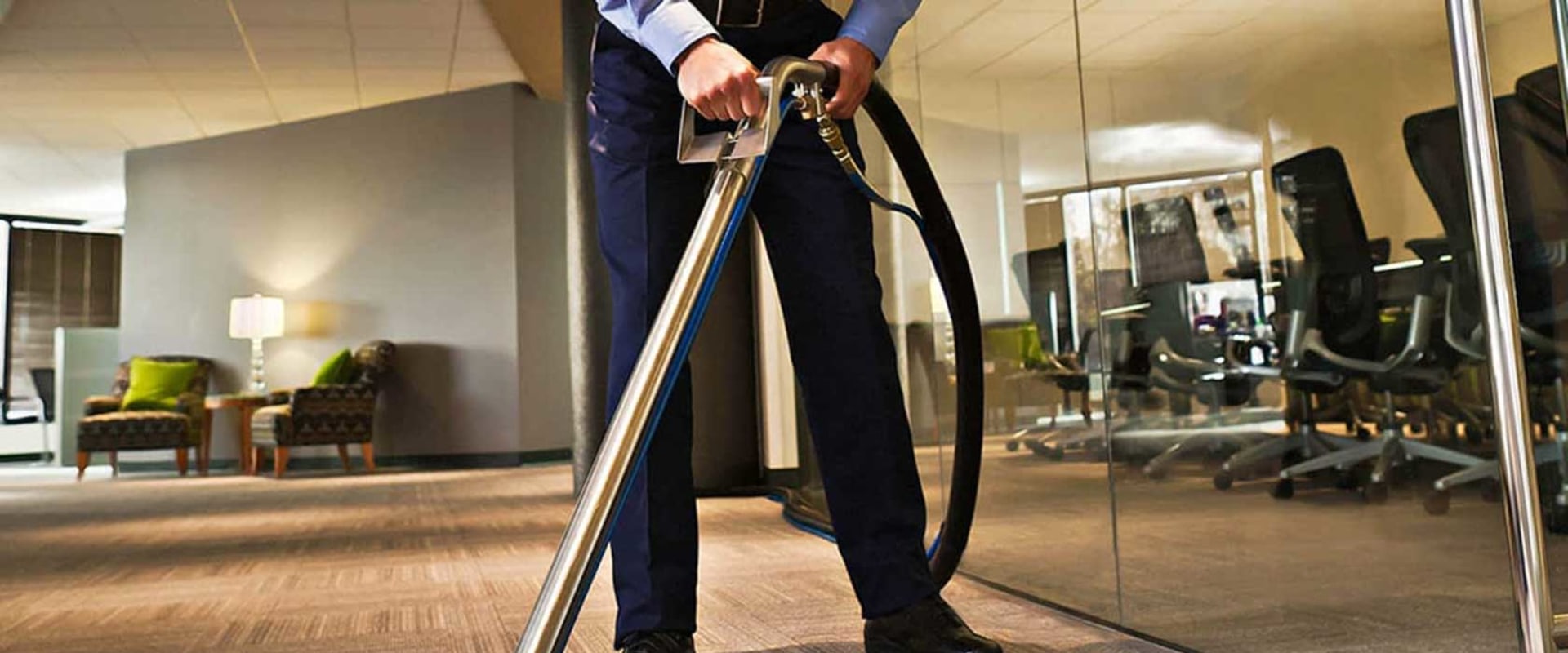 How do you keep commercial carpets clean?
