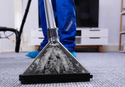 What do commercial carpet cleaners use?